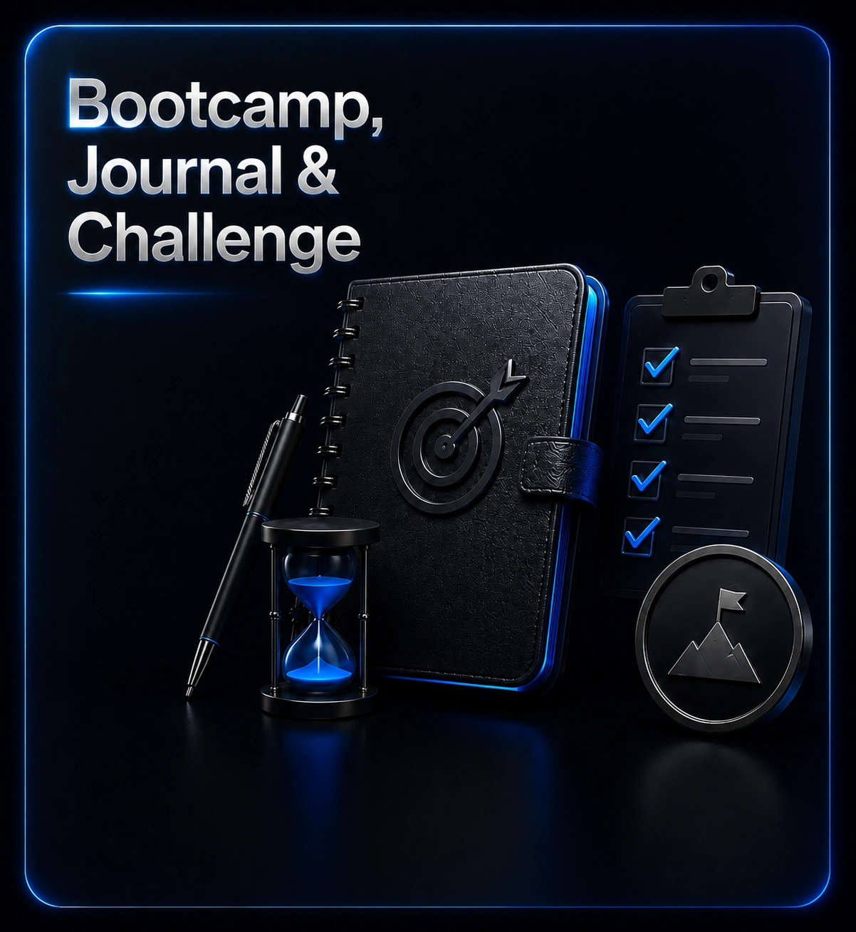 Bootcamp, Journal and Challenge visual